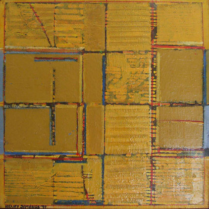 Soul Access I Oil on Board 390 x 390