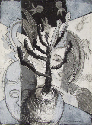 Composition II Mixed Media on Paper 560 x 760