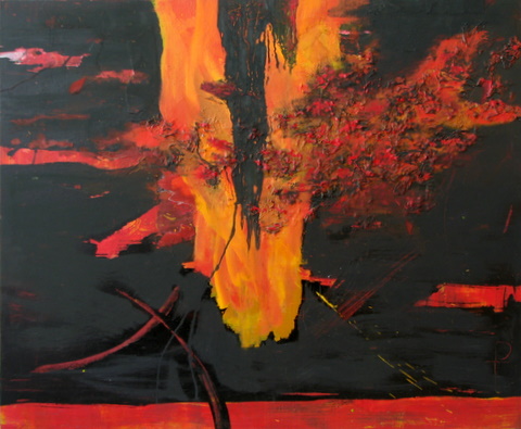"Easter JHB IV"| Mixed Media | 100 x 100 cm